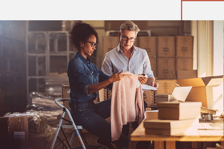 Business Loans Commercial Term Man Woman Clothing