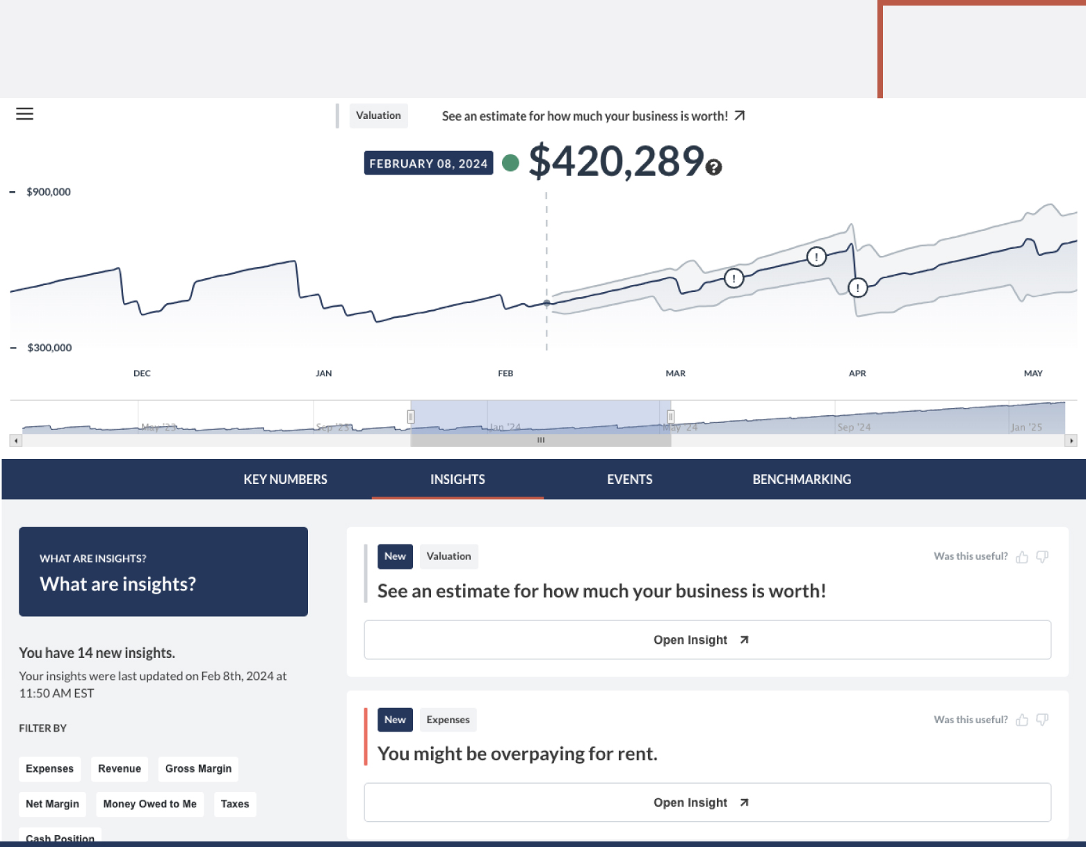 Tailored Business Insights Feature Preview